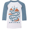 Grand Canyon Snake Arizona Youth Baseball Tee-CA LIMITED