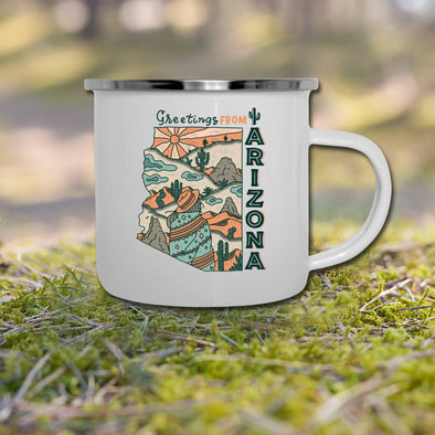 Greetings From Arizona Camper Mug-CA LIMITED