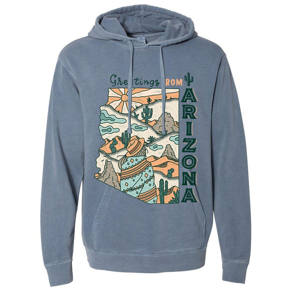 Greetings from Arizona Pullover Hoodie-CA LIMITED