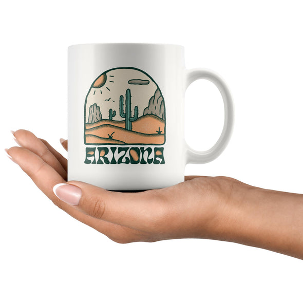 Groovy Desert Arizona Ceramic Mug-CA LIMITED