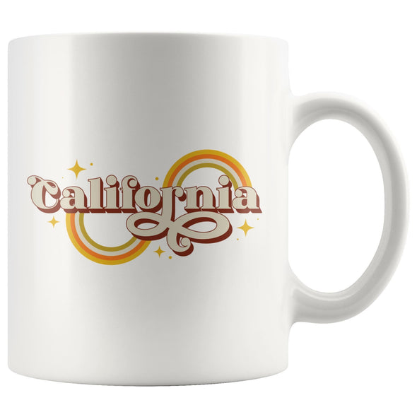 Groovy Rainbow Mug-CA LIMITED