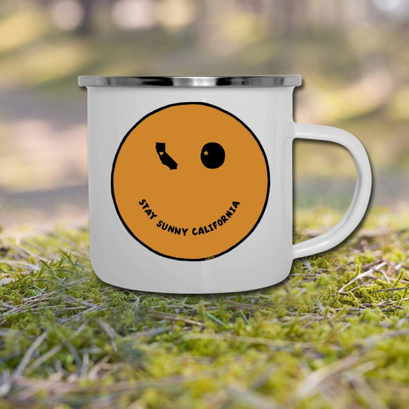 Happy CA Mustard Camper Mug-CA LIMITED