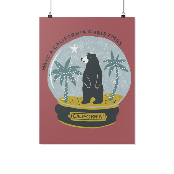 Have a California Christmas Red Poster-CA LIMITED