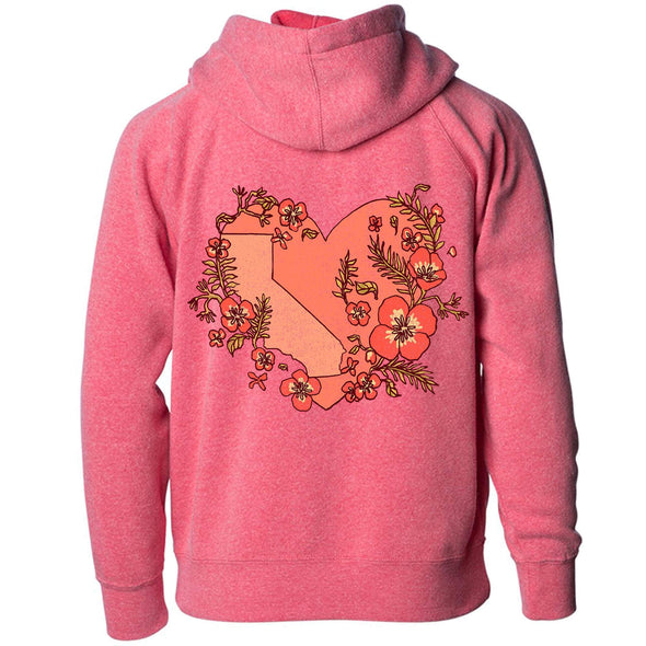 Heart State Raglan Toddlers Zip Up Hoodie-CA LIMITED