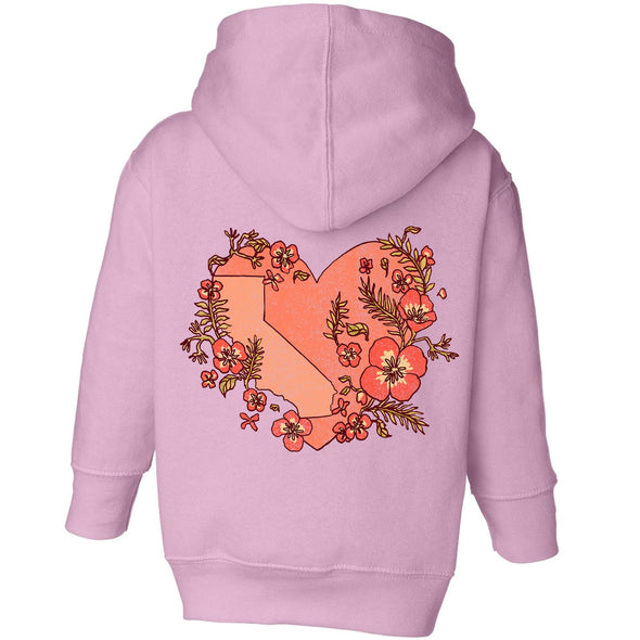 Heart State Toddlers Zip Up Hoodie-CA LIMITED