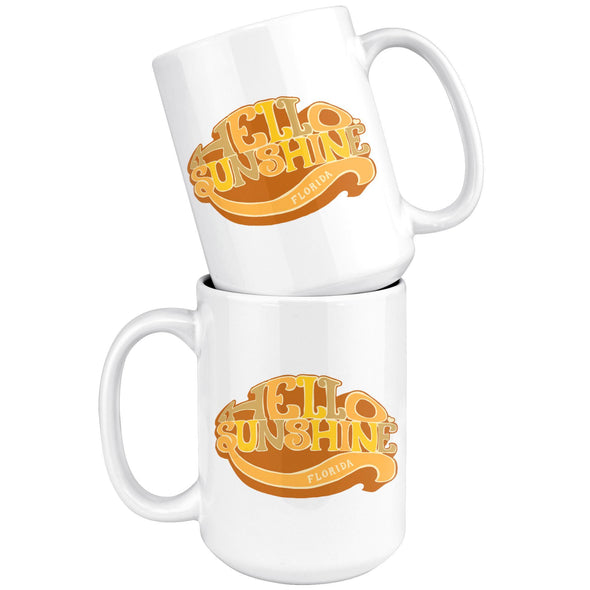 Hello Sunshine FL Yellow Ceramic Mug-CA LIMITED