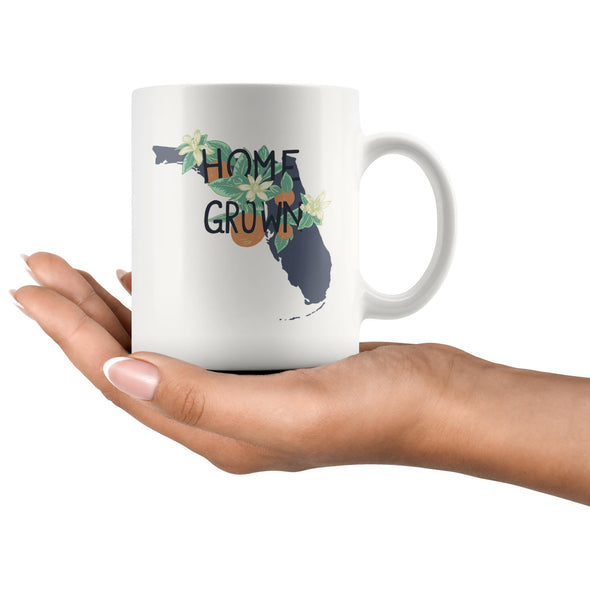 Home Grown FL Blue Ceramic Mug-CA LIMITED