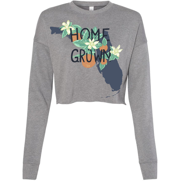 Home Grown FL Cropped Sweater-CA LIMITED