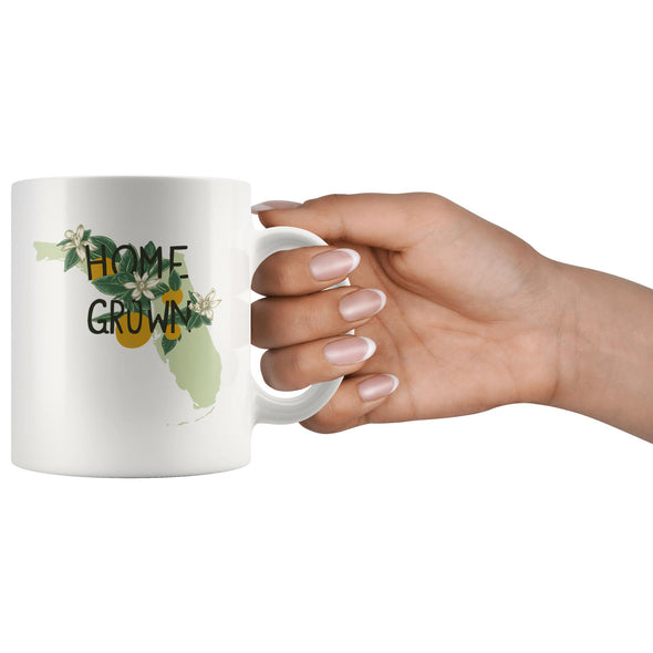 Home Grown FL Lime Ceramic Mug-CA LIMITED