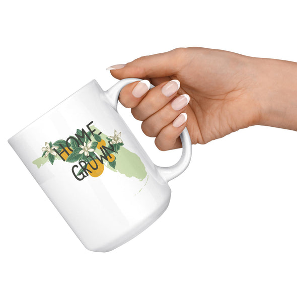 Home Grown FL Lime Ceramic Mug-CA LIMITED