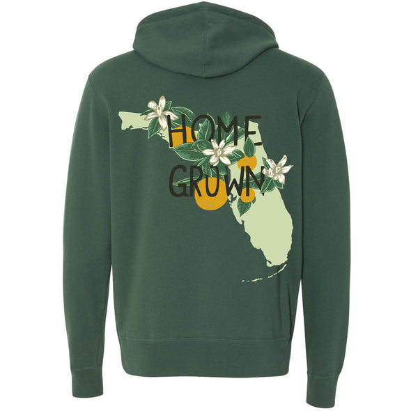 Home Grown FL Zipper Hoodie-CA LIMITED