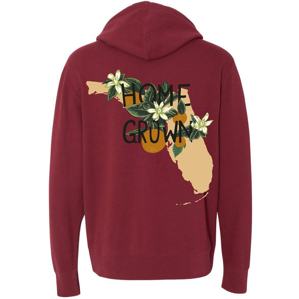 Home Grown FL Zipper Hoodie-CA LIMITED