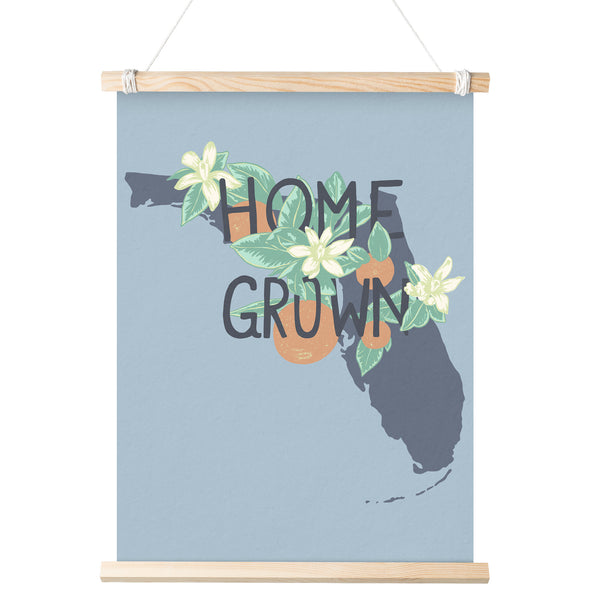 Home Grown Florida Sky Blue Poster