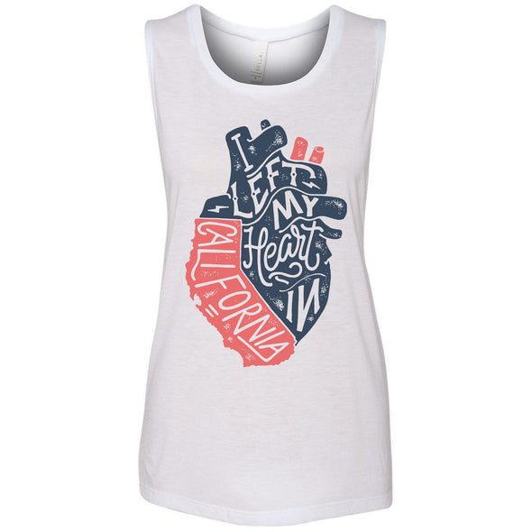 I Left My Heart In CA Muscle Tank-CA LIMITED