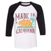 Made in California Baseball Tee-CA LIMITED