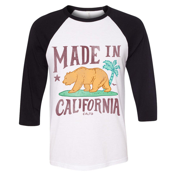 Made in California Baseball Tee-CA LIMITED