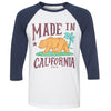 Made in California Baseball Tee-CA LIMITED