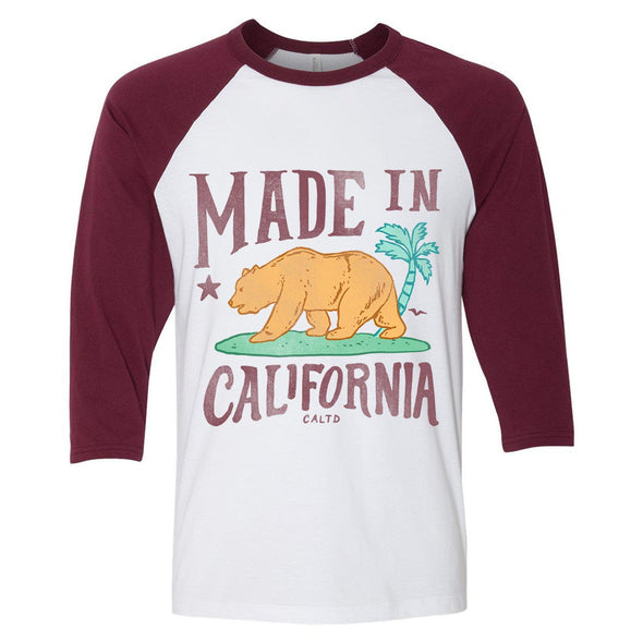 Made in California Baseball Tee-CA LIMITED