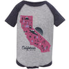 Map CA Love Baseball Baby Onesie-CA LIMITED