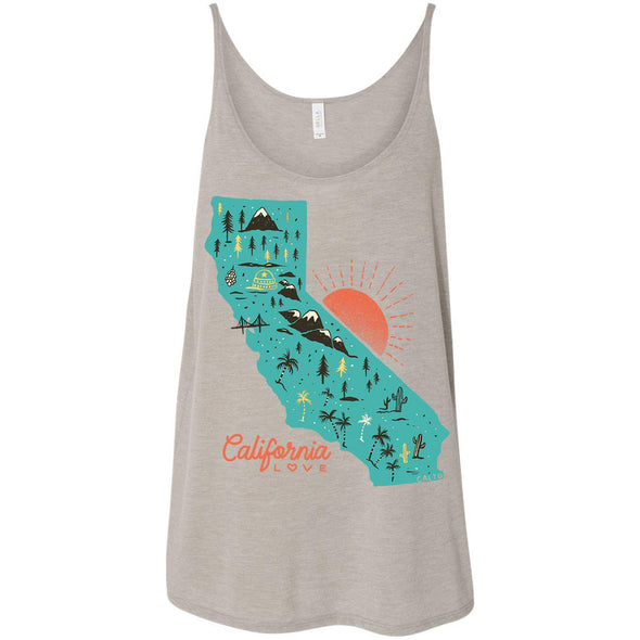 Map CA Love Flowy Tank-CA LIMITED