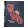 Map CA Love Navy Spiral Notebook-CA LIMITED