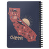 Map CA Love Navy Spiral Notebook-CA LIMITED