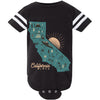 Map CA Love Stripes Baby Onesie-CA LIMITED