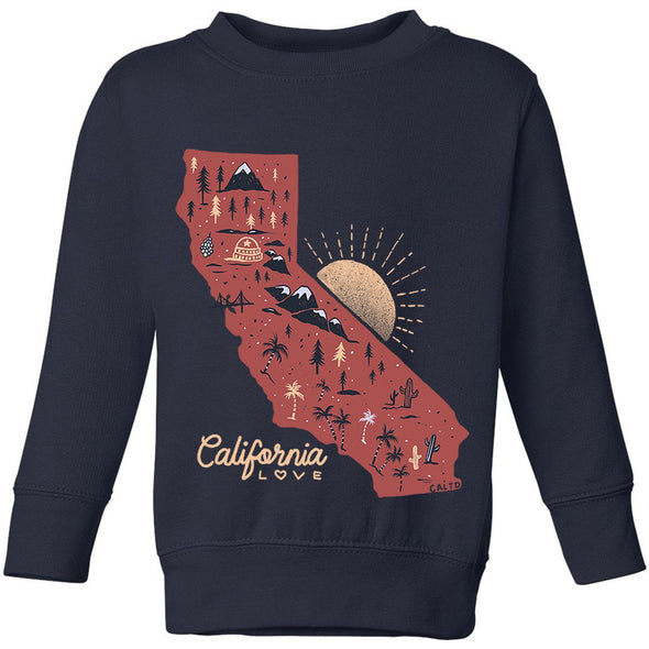 Map CA Love Toddlers Sweater-CA LIMITED