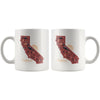 Map Ca Love Maroon Mug-CA LIMITED