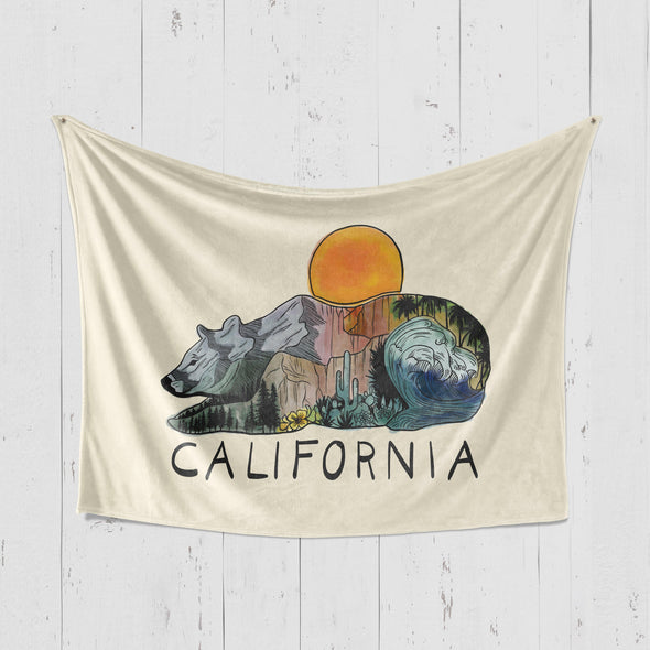 Mountains & Ocean Blanket-CA LIMITED