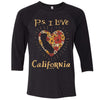 PS I Love California Baseball Tee-CA LIMITED