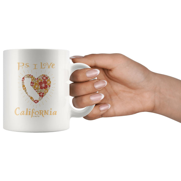 P.S. I Love California Mug-CA LIMITED