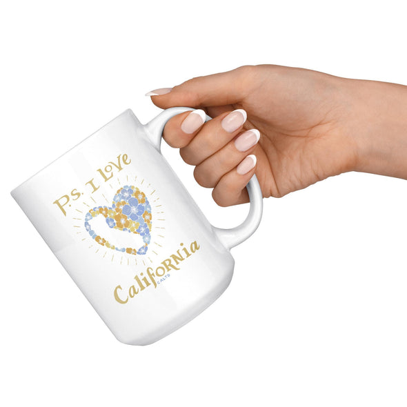 P.S. I Love California Mug-CA LIMITED