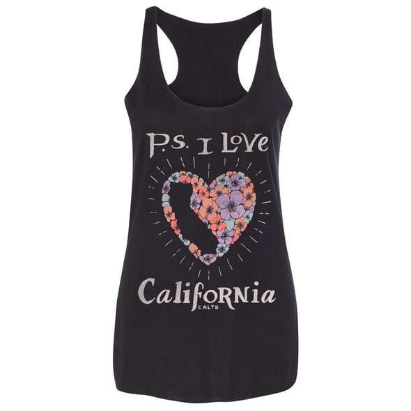 PS I Love California Racerback Tank-CA LIMITED