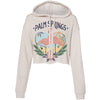 Palm Springs Cropped Hoodie-CA LIMITED