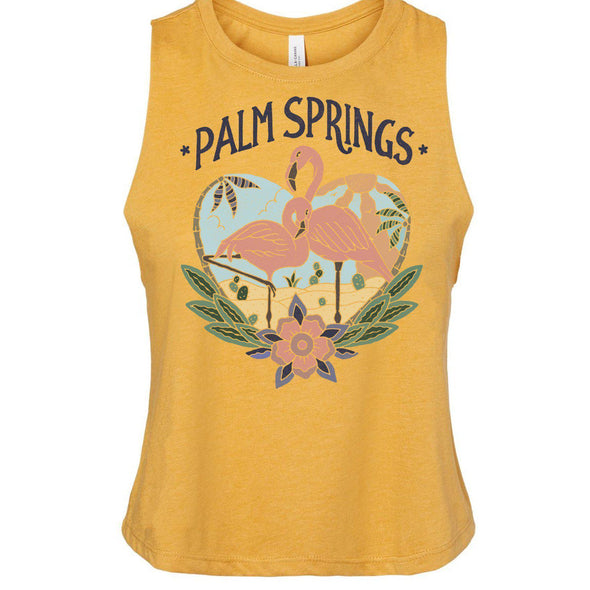 Palm Springs Cropped Tank-CA LIMITED