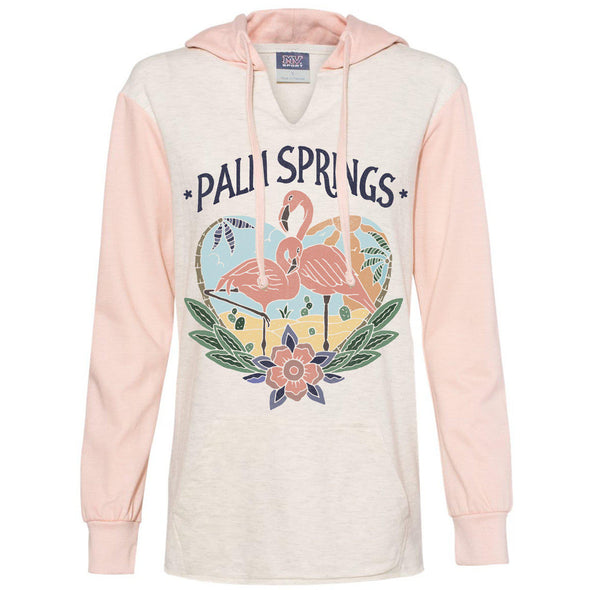 Palm Springs Two Tones Hoodie-CA LIMITED