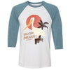 Pelican Paradise Baseball Tee-CA LIMITED