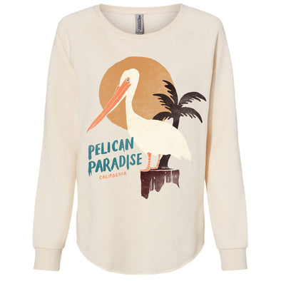 Pelican Paradise Bone Crewneck Sweatshirt-CA LIMITED