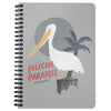 Pelican Paradise Grey Spiral Notebook-CA LIMITED