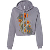 Poppies CA Love Cropped Hoodie-CA LIMITED