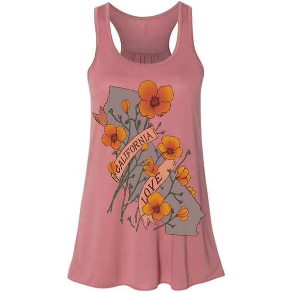 Poppies CA Love Flowy Tank-CA LIMITED