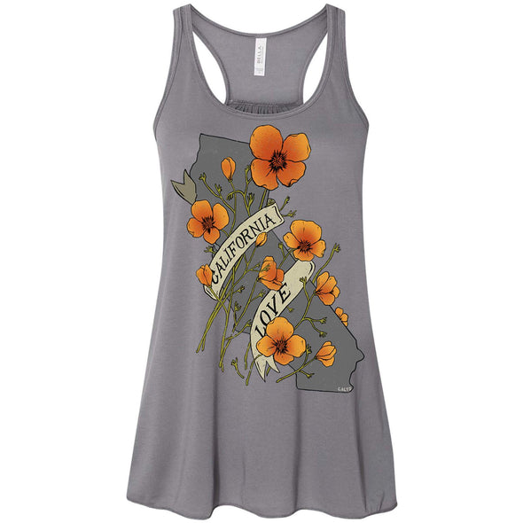 Poppies CA Love Flowy Tank-CA LIMITED