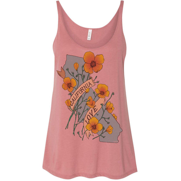 Poppies CA Love Flowy Tank-CA LIMITED