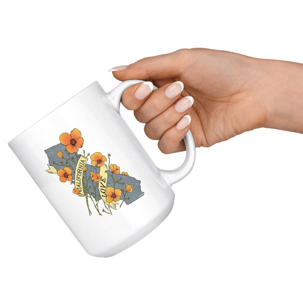 Poppies CA Love Mug-CA LIMITED