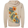 Poppies CA Love Raglan Zip Up Hoodie-CA LIMITED