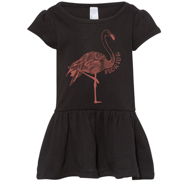 Flamingo Florida Toddlers Dress