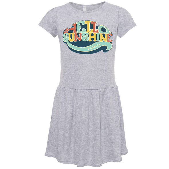 Hello Sunshine Florida Toddlers Dress