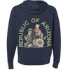 Republic Of Arizona Zipper Hoodie-CA LIMITED