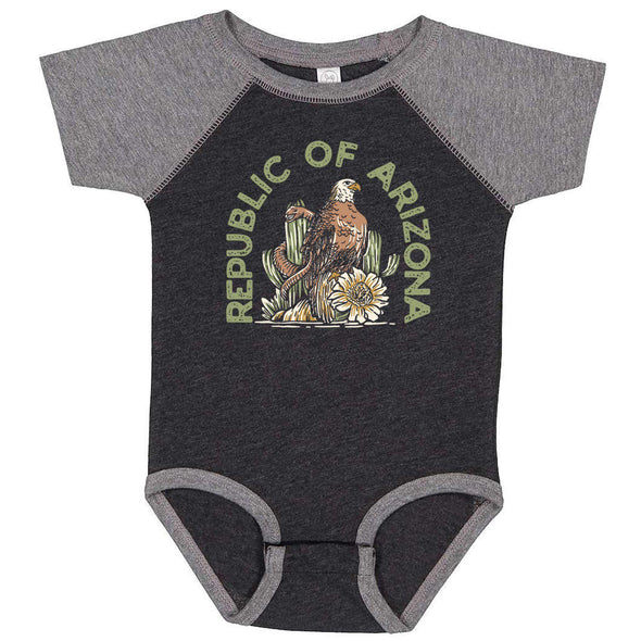 Republic of Arizona Baseball Baby Onesie-CA LIMITED